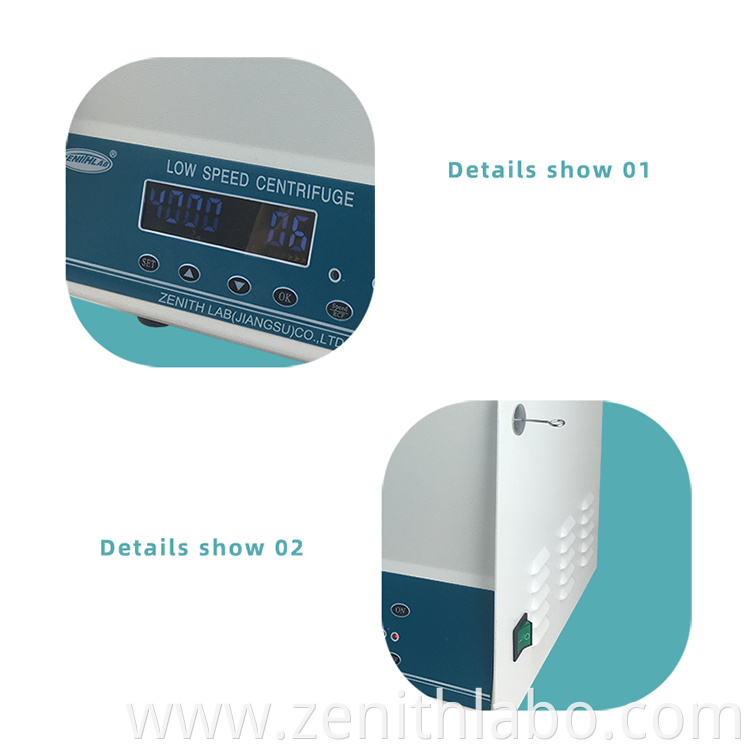 Zenith Desktop Laboratory Low Speed Centrifuge TDL-4A China